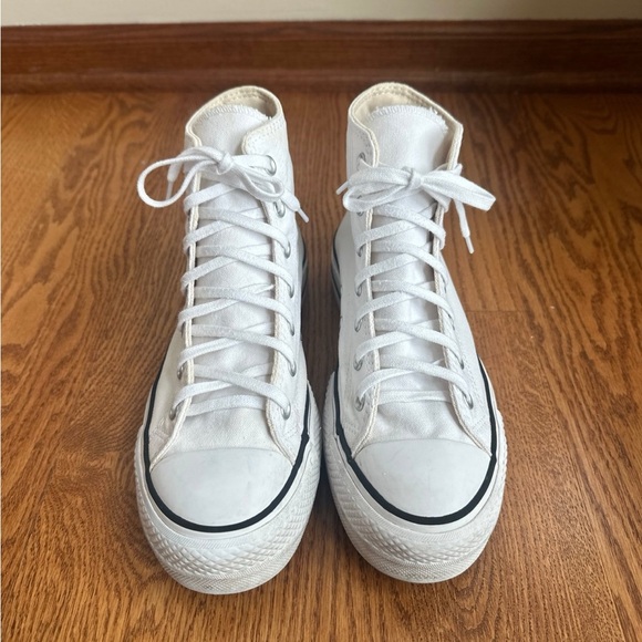 Converse Chuck Taylor Hi Lift Sneakers Womens 8.5 White - Picture 4 of 9